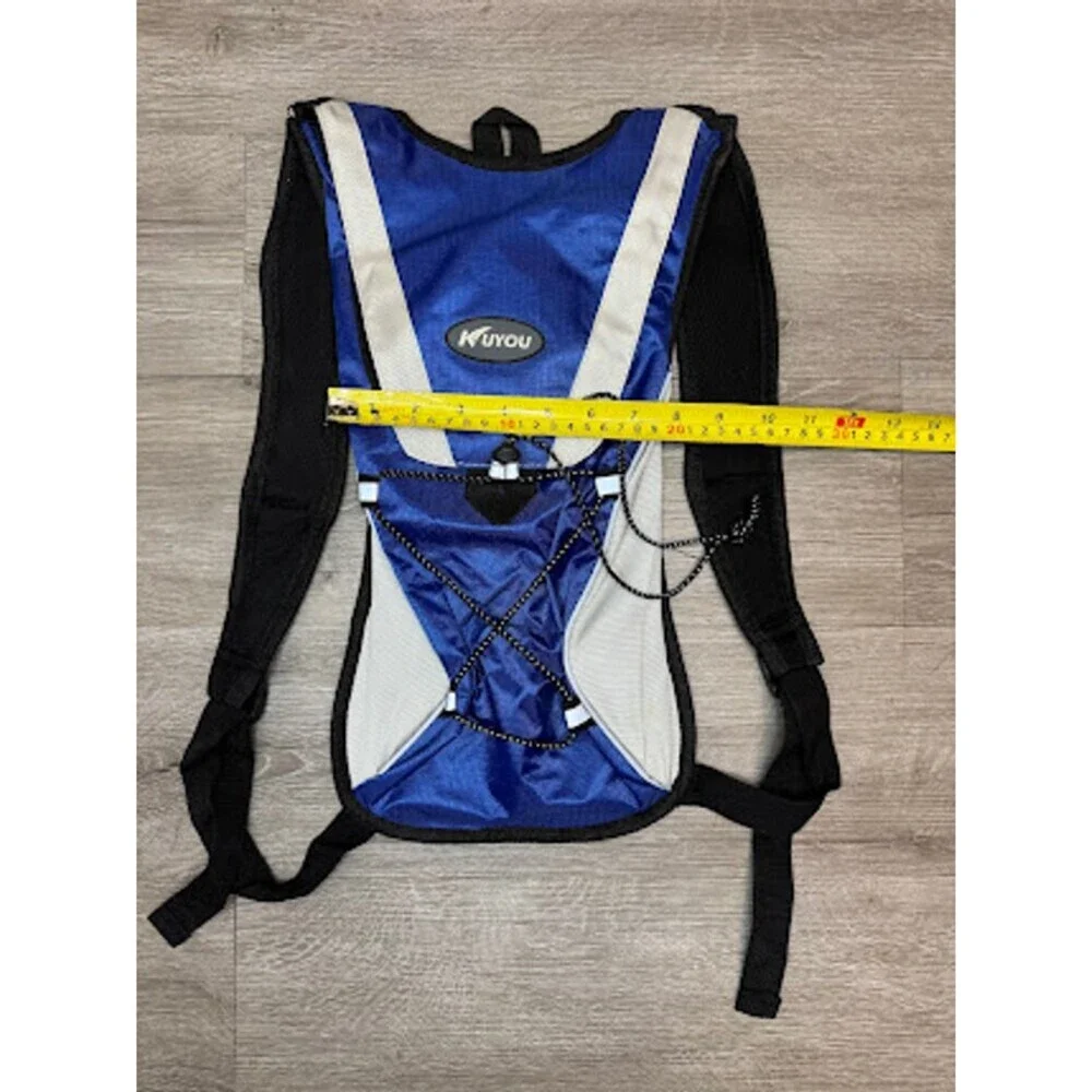 Hydration Backpack 2L Water Bladder Hiking Running Cycling Pack Blue